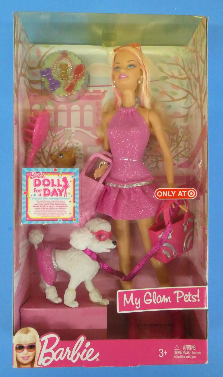 Oriënteren verlies zwart 2009 My Glam Pets Barbie R4207 (2000- 2009 Dolls and clothing) - Nice Twice  Dollshop