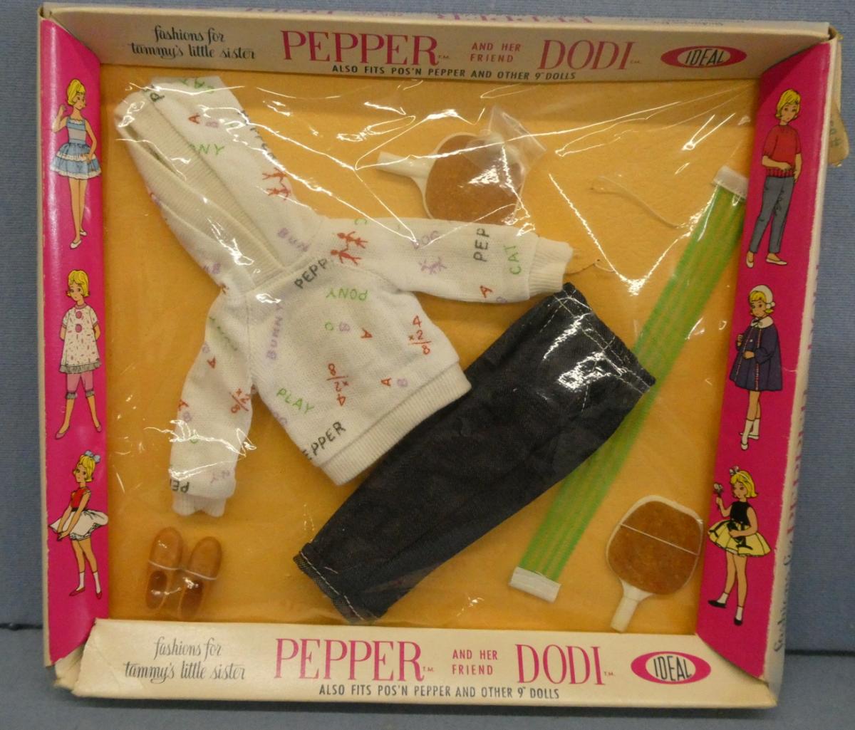 IDEAL Pepper After School outfit NRFB (Similar Sized dolls such as ...